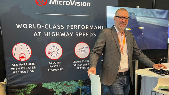 MicroVision at AutoSens trade show 