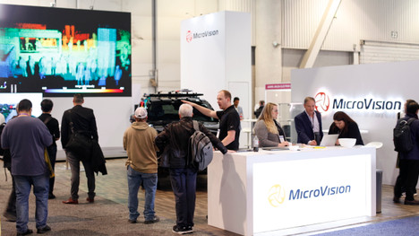 MicroVision Booth CES 2023