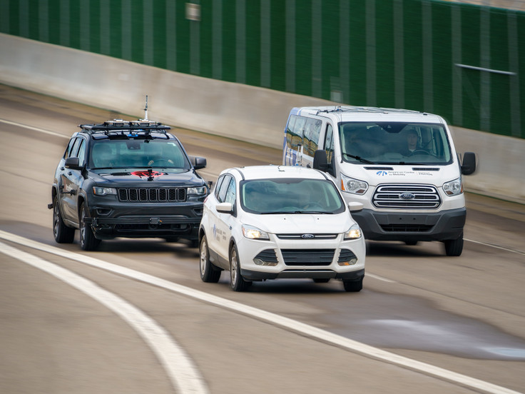 MicroVision Track Testing Swarm High Speed