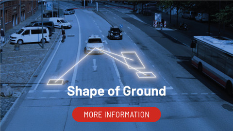 Rendering of shape of ground