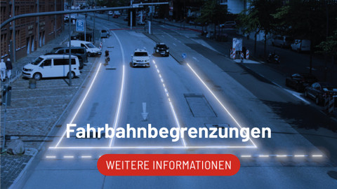 Rendering of road boundaries