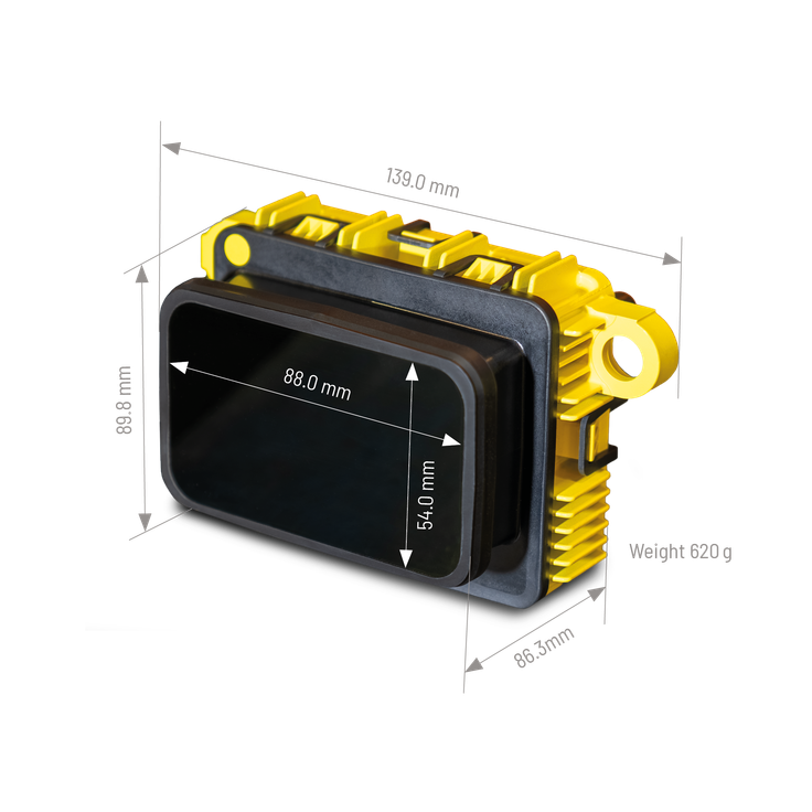 Rendering of the MOVIA Lidar Sensor. 