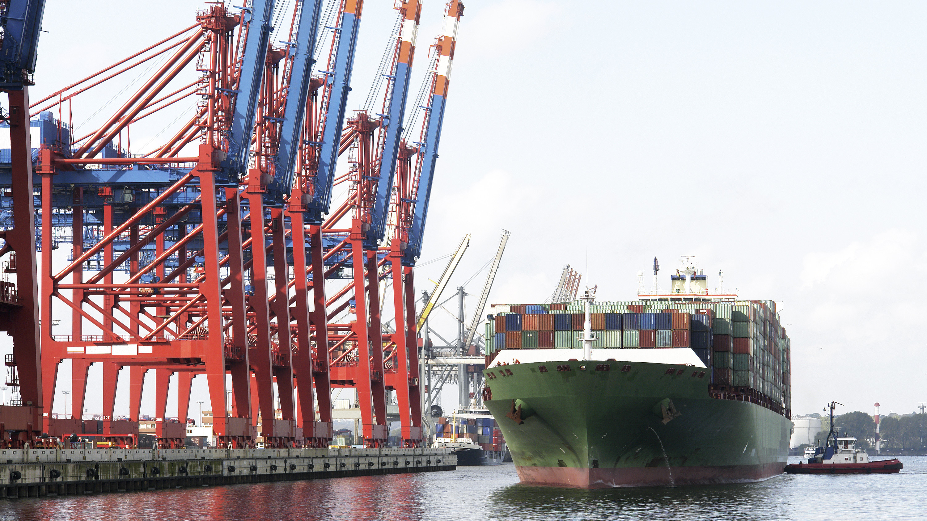 Shipping Container at Dock